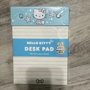 Sanrio Hello Kitty Desk Pad in Light Blue and White